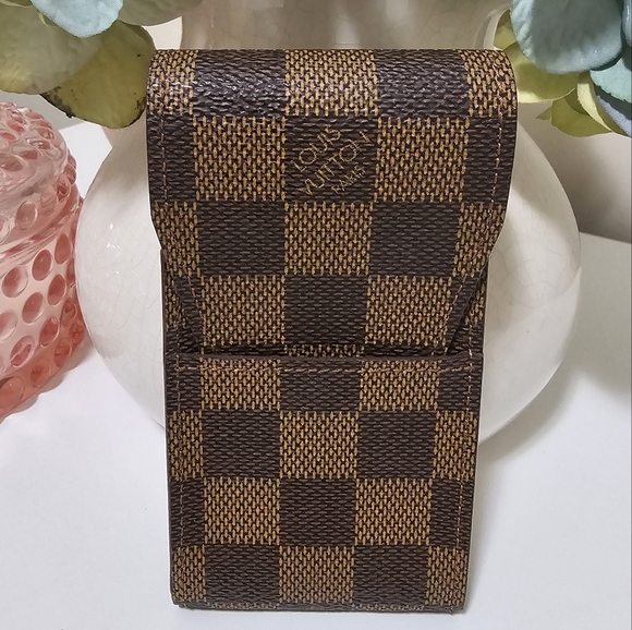 Louis Vuitton Damier Ebene Etui Cigarette/Lipstick Case With Box - Picture 2 of 13